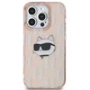 Karl Lagerfeld KLHCP13LHKLPCHP Apple iPhone 13 Pro / 13 6.1″ rožinės spalvos kietas dėklas IML Choupette Head & Mono