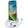 Karl Lagerfeld KLHMP16SHCCHNT iPhone 16 6.1″ kietas dėklas skaidrus IML Choupette Head & Cord Magsafe
