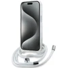 Karl Lagerfeld KLHMP13MHCCHNT Apple iPhone 13/ 14 / 15 6.1″ kietas dėklas skaidrus IML Choupette Head & Cord