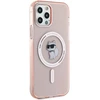 Karl Lagerfeld KLHMP12MHFCCNOP Apple iPhone 12/12 Pro 6.1″ rožinės spalvos kietas dėklas IML Choupette MagSafe