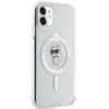 Karl Lagerfeld KLHMN61HFCCNOT Apple iPhone 11/ Xr skaidrus kietas dėklas IML Choupette MagSafe