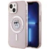Karl Lagerfeld KLHMP15SHFCCNOP Apple iPhone 15/ 14 / 13 6.1″ rožinės spalvos kietas dėklas IML Choupette MagSafe