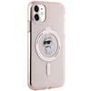 Karl Lagerfeld KLHMN61HFCCNOP Apple iPhone 11 / Xr 6.1″ rožinės spalvos kietas dėklas IML Choupette MagSafe
