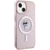 Karl Lagerfeld KLHMP15SHFCCNOP Apple iPhone 15/ 14 / 13 6.1″ rožinės spalvos kietas dėklas IML Choupette MagSafe