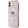 Karl Lagerfeld KLHMN61HFCCNOP Apple iPhone 11 / Xr 6.1″ rožinės spalvos kietas dėklas IML Choupette MagSafe