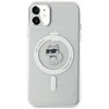 Karl Lagerfeld KLHMN61HFCCNOT Apple iPhone 11/ Xr skaidrus kietas dėklas IML Choupette MagSafe