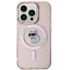Karl Lagerfeld KLHMP14XHFCCNOP Apple iPhone 14 Pro Max 6.7″ rožinės spalvos kietas dėklas IML Choupette MagSafe