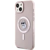 Karl Lagerfeld KLHMP15MHFCCNOP iPhone 15 Plus / 14 Plus 6.7″ rožinės spalvos kietas dėklas IML Choupette MagSa