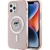 Karl Lagerfeld KLHMP12MHFCCNOP Apple iPhone 12/12 Pro 6.1″ rožinės spalvos kietas dėklas IML Choupette MagSafe