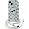 Karl Lagerfeld KLHMP15SHCKCKLCT Apple iPhone 15 /14 / 13 6.1″ skaidrus kietas dėklas IML Crossbody Monogram