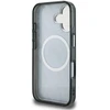 Karl Lagerfeld IML K&CH Heads Repeated Logo MagSafe dėklas Apple iPhone 16 juodos spalvos
