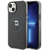 Karl Lagerfeld KLHMP15MHFCKNOK Apple iPhone 15 Plus / 14 Plus 6.7″ juodos spalvos kietas dėklas IML Ikonik MagSafe