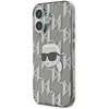 Karl Lagerfeld KLHCP16SHKLPKHK Apple iPhone 16 6.1″ juodos spalvos kietas dėklas IML Karl Head Electroplated