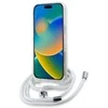 Karl Lagerfeld KLHMP16LHCCHNT Apple iPhone 16 Pro 6.3″ kietas dėklas skaidrus IML Choupette Head & Cord Mag