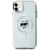 Karl Lagerfeld KLHMN61HLSCHH Apple iPhone 11 / Xr 6.1″ baltos spalvos kietas dėklas IML Metal Choupette Head Mag