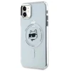 Karl Lagerfeld KLHMN61HLSCHH Apple iPhone 11 / Xr 6.1″ baltos spalvos kietas dėklas IML Metal Choupette Head Mag