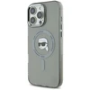 Karl Lagerfeld KLHMP16LHLSKIK Apple iPhone 16 Pro 6.3″ juodos spalvos kietas dėklas IML Metal Karl Head MagSafe