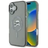 Karl Lagerfeld KLHMP16MHLSKCK Apple iPhone 16 Plus 6.7″ juodos spalvos kietas dėklas IML Metal Karl&Choupette Head
