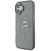 Karl Lagerfeld KLHMP16MHLSKCK Apple iPhone 16 Plus 6.7″ juodos spalvos kietas dėklas IML Metal Karl&Choupette Head