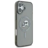 Karl Lagerfeld KLHMP16MHLSKCK Apple iPhone 16 Plus 6.7″ juodos spalvos kietas dėklas IML Metal Karl&Choupette Head