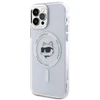 Karl Lagerfeld KLHMP12MHLSCHH Apple iPhone 12 / 12 Pro 6.1″ baltos spalvos kietas dėklas IML Metal Choupette Head