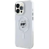 Karl Lagerfeld KLHMP13XHLSCHH Apple iPhone 13 Pro Max 6.7″ baltos spalvos kietas dėklas IML Metal Choupette Head