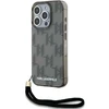 Karl Lagerfeld KLHCP15XHKDPNSK Apple iPhone 15 Pro Max 6.7″ juodos spalvos kietas dėklas IML Mono KL Pattern & Cor