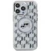 Dėklas Karl Lagerfeld KLHMP15LHMCKMHT Apple iPhone 15 Pro 6.1 skaidrus IML Monogram Karl&Choupet