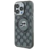 Dėklas Karl Lagerfeld KLHMP15XHMCKMHK Apple iPhone 15 Pro Max 6.7″ juodos spalvos IML Monogram Karl&Choupette Head M