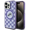 Dėklas Karl Lagerfeld KLHMP15XHMCKMHU Apple iPhone 15 Pro Max 6.7″ violetinės spalvos IML Monogram Karl&Choupette He