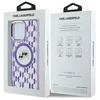 Dėklas Karl Lagerfeld KLHMP15XHMCKMHU Apple iPhone 15 Pro Max 6.7″ violetinės spalvos IML Monogram Karl&Choupette He