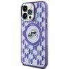 Dėklas Karl Lagerfeld KLHMP15XHMCKMHU Apple iPhone 15 Pro Max 6.7″ violetinės spalvos IML Monogram Karl&Choupette He