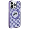 Dėklas Karl Lagerfeld KLHMP15XHMCKMHU Apple iPhone 15 Pro Max 6.7″ violetinės spalvos IML Monogram Karl&Choupette He