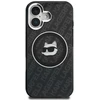 „Karl Lagerfeld IML Choupette“ galvos logotipo „MagSafe“ dėklas, skirtas „iPhone 16“ – juodas