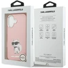 Karl Lagerfeld IML Aquarelle Choupette & Logo MagSafe - dėklas skirtas Apple iPhone 17 pink