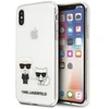 Karl Lagerfeld KLHCI65CKTR Apple iPhone Xs Maxkietas dėklas skaidrus Karl & Choupette