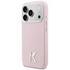 Karl Lagerfeld dėklas, skirtas IPHONE 17 Pro Max, suderinamas su MagSafe KLHMP17X5PGFKHGP (PU FW W/ KHead logotipu), rožinis