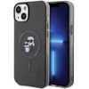 Karl Lagerfeld KLHMP15MHGKCNOK iPhone 15 Plus / 14 Plus 6.7″ juodos spalvos kietas dėklas Karl&Choupette Gli