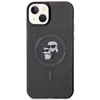 Karl Lagerfeld KLHMP15MHGKCNOK iPhone 15 Plus / 14 Plus 6.7″ juodos spalvos kietas dėklas Karl&Choupette Gli