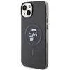Karl Lagerfeld KLHMP15MHGKCNOK iPhone 15 Plus / 14 Plus 6.7″ juodos spalvos kietas dėklas Karl&Choupette Gli
