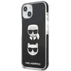 Karl Lagerfeld KLHCP13MTPE2TK Apple iPhone 13/ 14 / 15 6,1″ kietas dėklas juodos spalvos Karl&Choupette Head