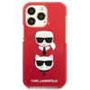 Karl Lagerfeld KLHCP13LTPE2TR Apple iPhone 13 Pro / 13 6,1″ kietas dėklas red Karl&Choupette Head