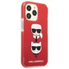 Karl Lagerfeld KLHCP13LTPE2TR Apple iPhone 13 Pro / 13 6,1″ kietas dėklas red Karl&Choupette Head