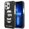 Karl Lagerfeld KLHCP13XTPE2TK Apple iPhone 13 Pro Max 6,7″ kietas dėklas juodos spalvos Karl&Choupette Head