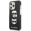Karl Lagerfeld KLHCP13LTPE2TK Apple iPhone 13 Pro / 13 6,1″ kietas dėklas juodos spalvos Karl&Choupette Head