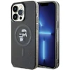 Karl Lagerfeld dėklas iPhone 15 Pro Max 6,7 KLHMP15XHGKCNOK juodas HC Magsafe IML KC Glitter