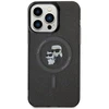 Karl Lagerfeld dėklas iPhone 15 Pro Max 6,7 KLHMP15XHGKCNOK juodas HC Magsafe IML KC Glitter