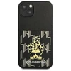 Karl Lagerfeld KLHCP13MCANCNK Apple iPhone 13/ 14 / 15 6,1″ kietas dėklas juodos spalvos Karlimals Cardslot