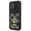 Karl Lagerfeld KLHCP13LCANCNK Apple iPhone 13 Pro / 13 6,1″ kietas dėklas juodos spalvos Karlimals Cardslot