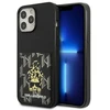 Karl Lagerfeld KLHCP13XCANCNK Apple iPhone 13 Pro Max 6,7″ kietas dėklas juodos spalvos Karlimals Cardslot